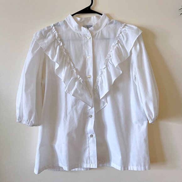 Fitchfork Ruffled Blouse – size small - Picture 1 of 7